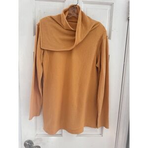 Soft‎ Surroundings Women's Sz S Peach Orange Melon Playa Apricot Tunic Top